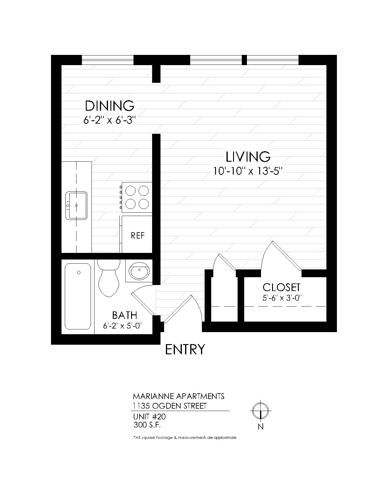1135 Ogden Street Studio-1 Bed Apartment for Rent - Photo Gallery 7